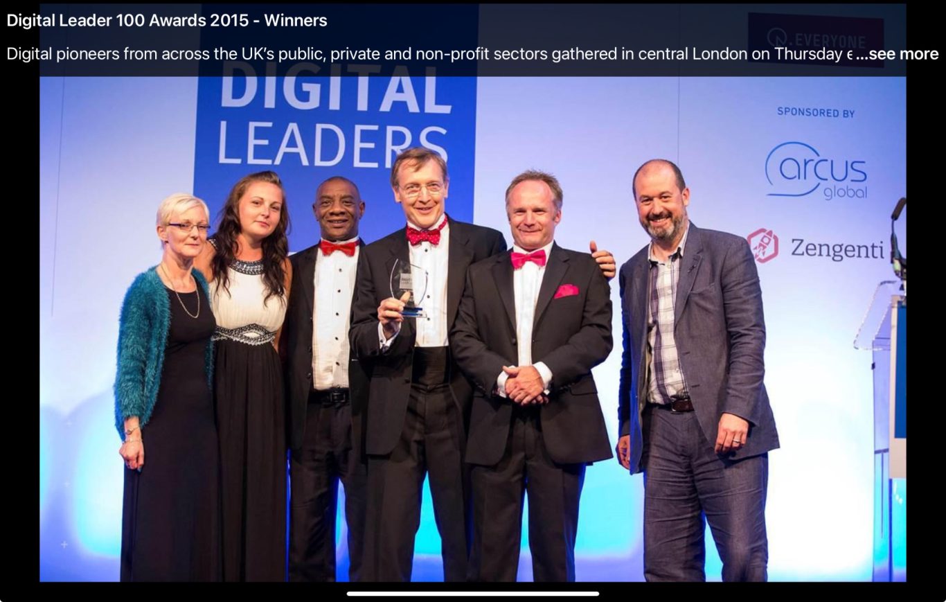 Winner of the Digital Leader Top 100