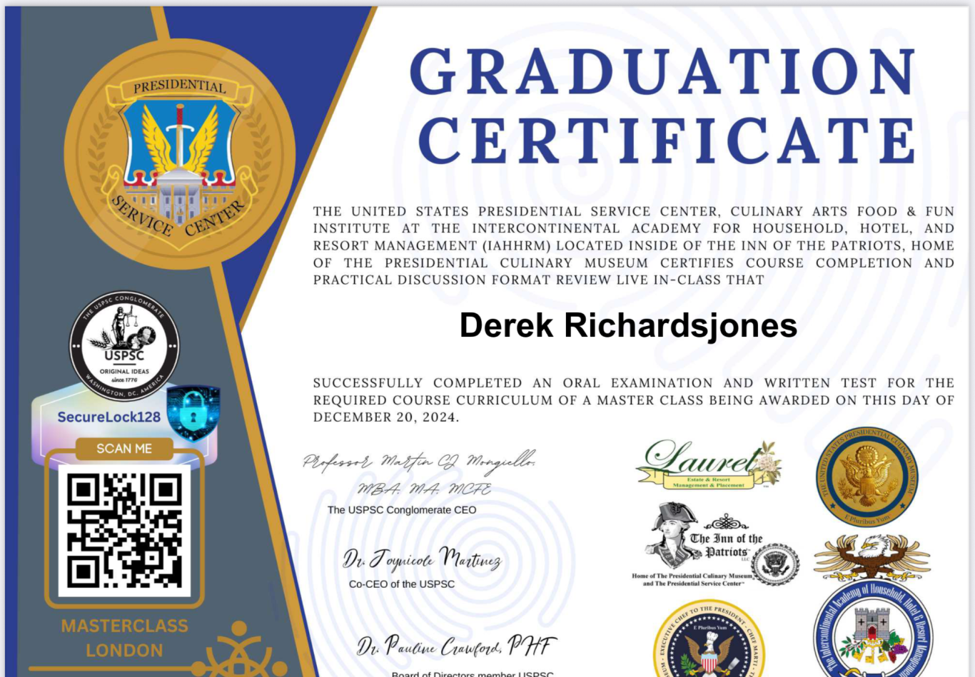Graduation Certificate